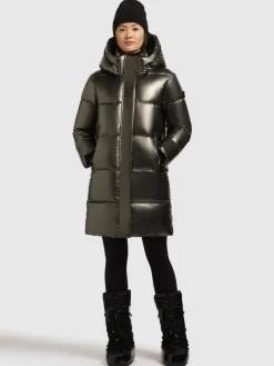 Khujo Jacken*Haya2 Shiny 581 Mud Brown