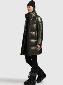 Khujo Jacken*Haya2 Shiny 581 Mud Brown