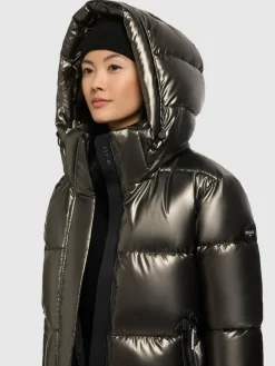 Khujo Jacken*Haya2 Shiny 581 Mud Brown