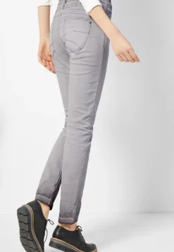 Street One Hosen*Helle Slim Fit Hose Maxim cyber grey