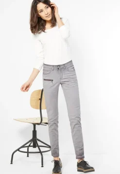 Street One Hosen*Helle Slim Fit Hose Maxim cyber grey