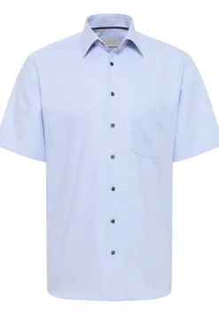 ETERNA Hemden|Big Boys*Hemd Hahnentritt Kurzarm hellblau