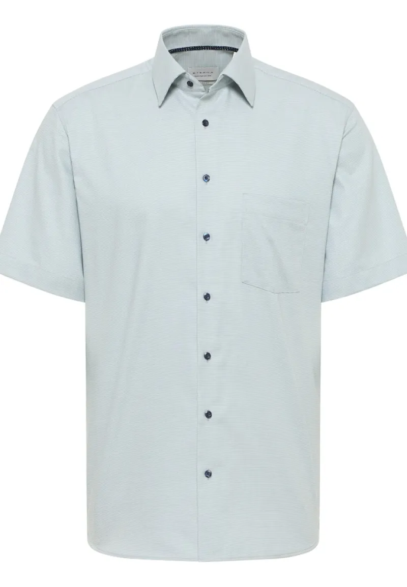 ETERNA Hemden|Big Boys*Hemd Hahnentritt Kurzarm pastellgrün