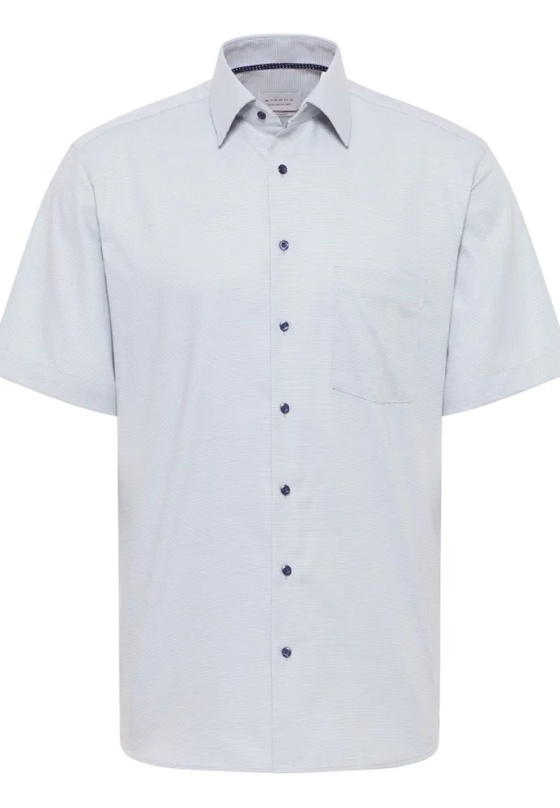 ETERNA Hemden|Big Boys*Hemd Hahnentritt Kurzarm pastellgrün