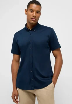 ETERNA Hemden|Big Boys*Hemd Jersey Kurzarm dunkelblau