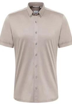 ETERNA Hemden|Big Boys*Hemd Jersey Kurzarm hellgrau