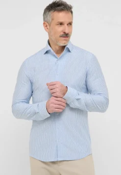 ETERNA Hemden|Big Boys*Hemd Jersey Langarm Blau