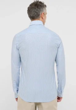 ETERNA Hemden|Big Boys*Hemd Jersey Langarm Blau