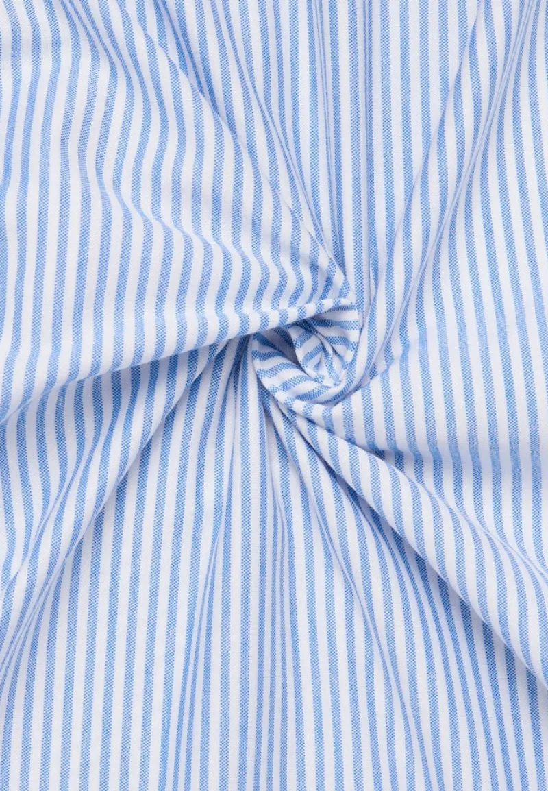 ETERNA Hemden|Big Boys*Hemd Jersey Langarm Blau