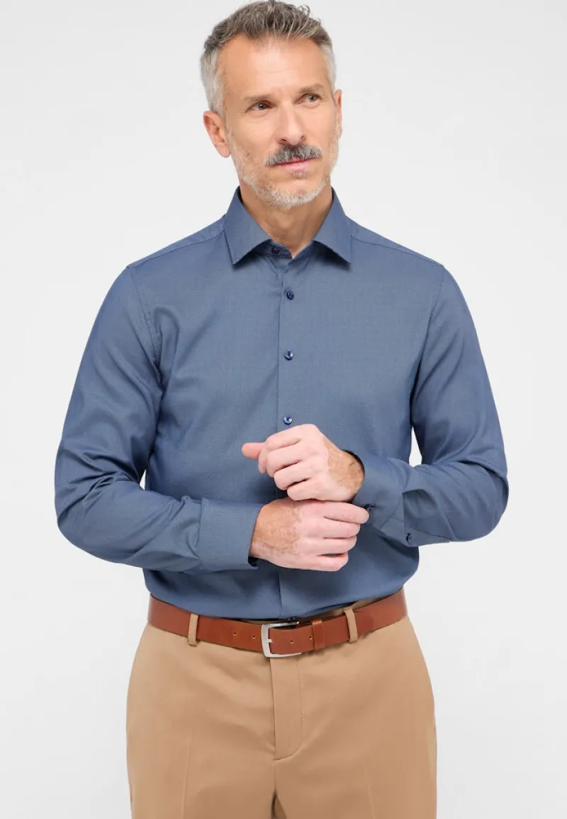 ETERNA Hemden|Big Boys*Hemd Langarm dunkelblau