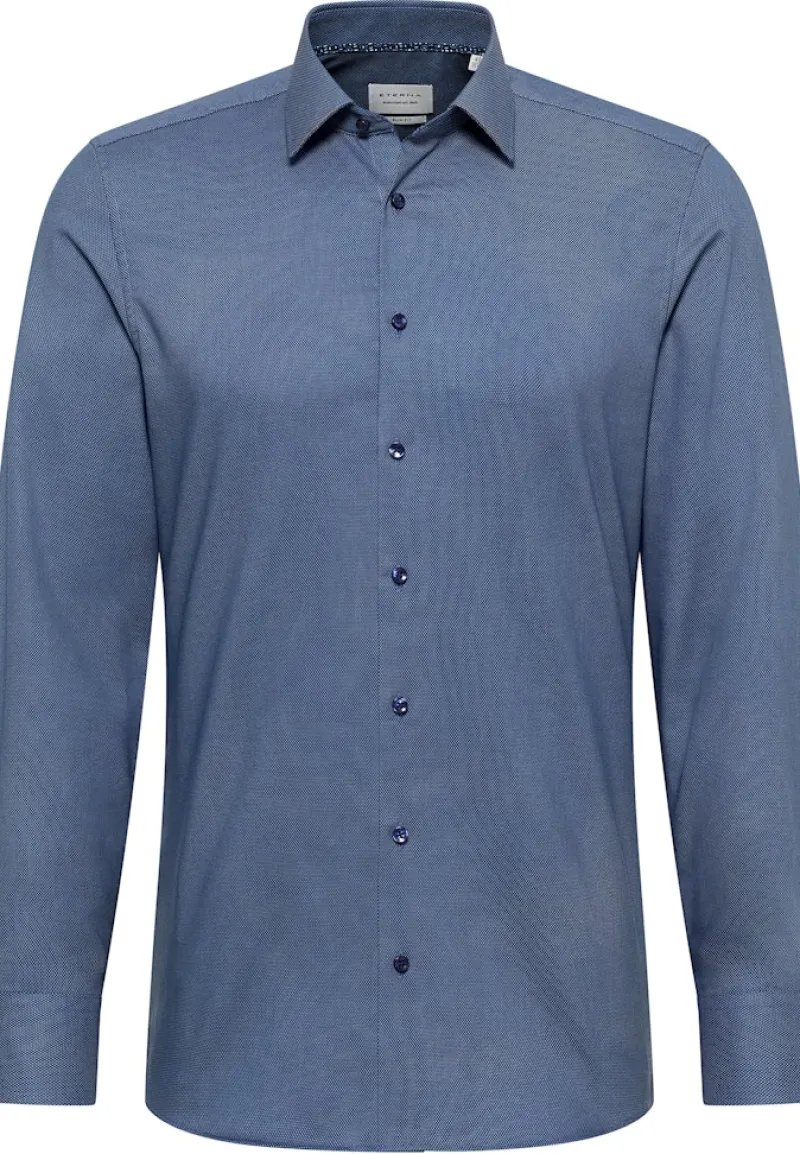 ETERNA Hemden|Big Boys*Hemd Langarm dunkelblau