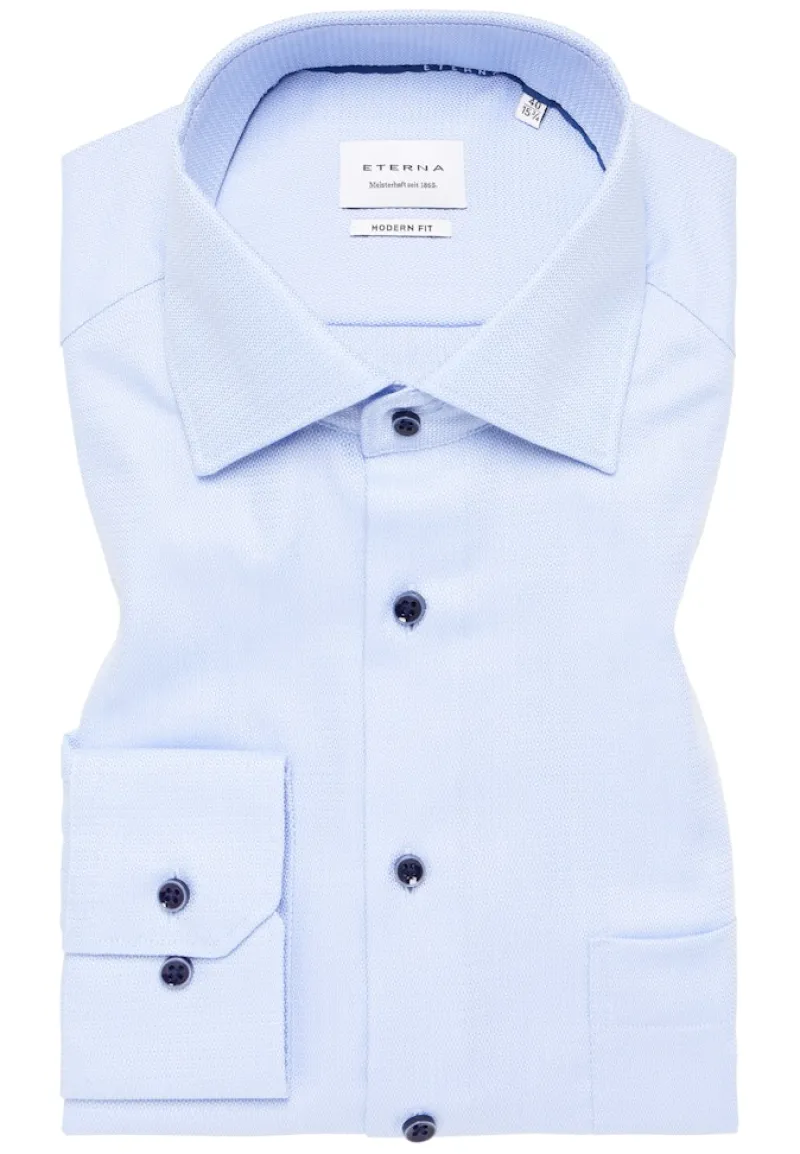 ETERNA Hemden|Big Boys*Hemd Langarm hellblau