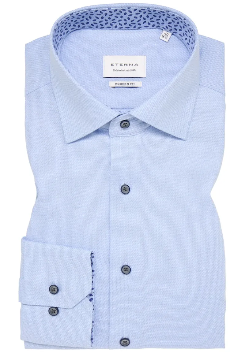 ETERNA Hemden|Big Boys*Hemd Langarm hellblau