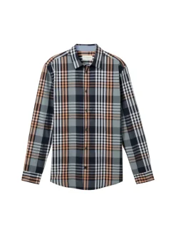 Tom Tailor Hemden|Big Boys*Hemd mit Karomuster navy orange mint big check