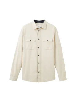 Tom Tailor Hemden|Big Boys*Hemd mit Karomuster vintage beige tonal check