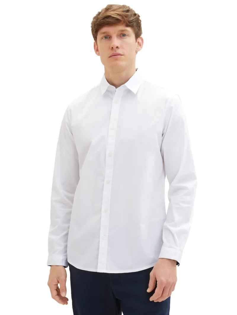 Tom Tailor Hemden|Big Boys*Hemd mit Kentkragen white