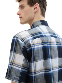 Tom Tailor Hemden|Big Boys*Hemd mit Leinen navy linen check