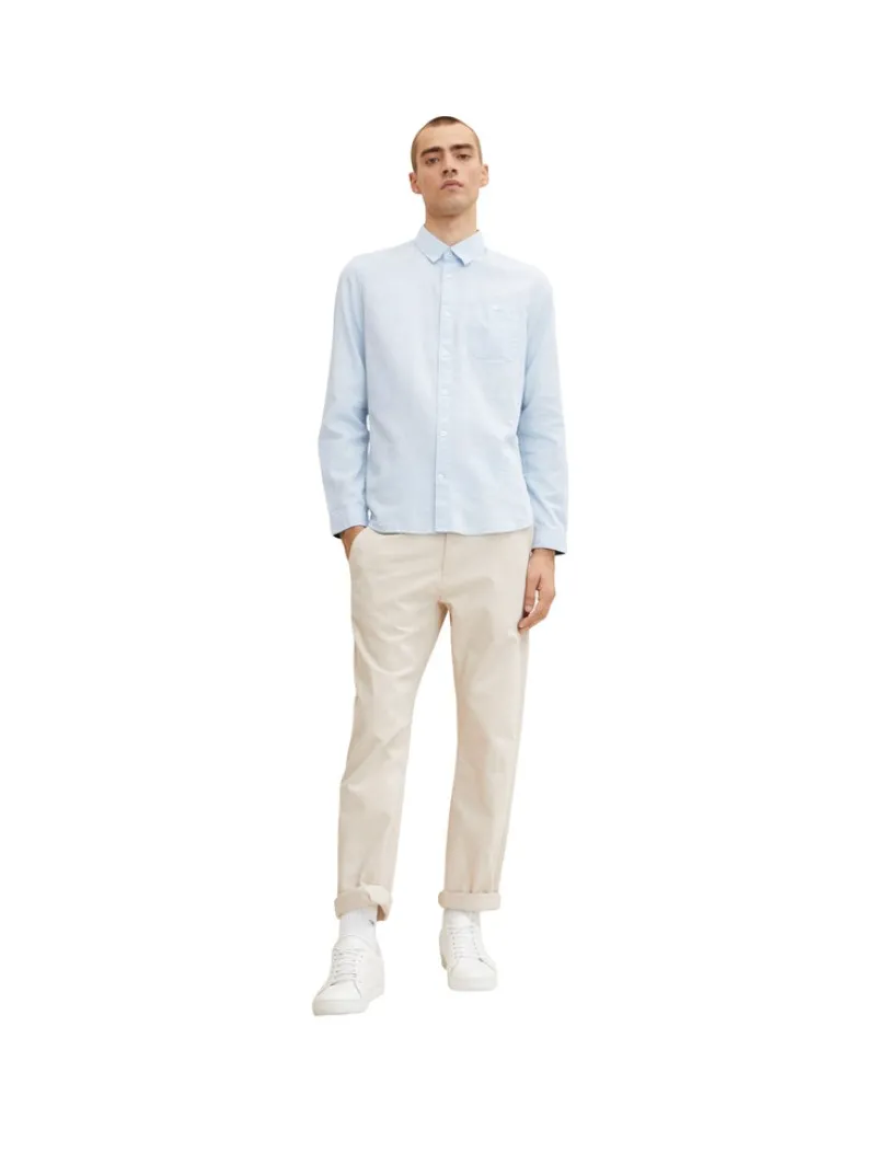 Tom Tailor Hemden|Big Boys*Hemd mit Struktur light blue white structure