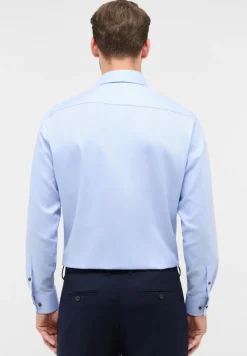 ETERNA Hemden|Big Boys*Hemd Natté Langarm hellblau