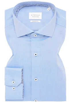 ETERNA Hemden|Big Boys*Hemd Oxford Langarm Blau