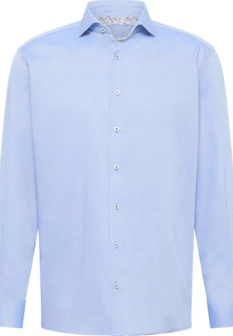 ETERNA Hemden|Big Boys*Hemd Oxford Langarm Blau