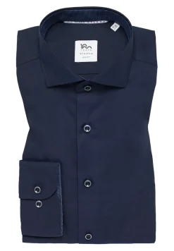 ETERNA Hemden|Big Boys*Hemd Pinpoint Langarm dunkelblau