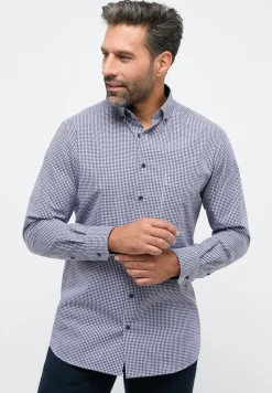 ETERNA Hemden|Big Boys*Hemd Popeline Langarm navy