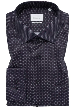 ETERNA Hemden|Big Boys*Hemd Satingewebe Langarm burgunder