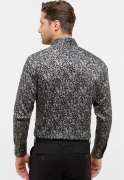 ETERNA Hemden|Big Boys*Hemd Satingewebe Langarm anthrazit