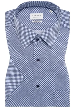 ETERNA Hemden|Big Boys*Hemd Twill Kurzarm Blau