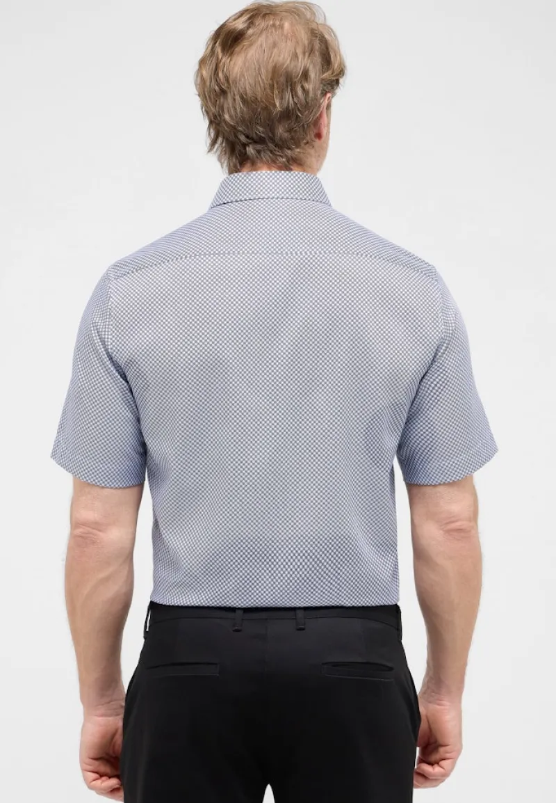 ETERNA Hemden|Big Boys*Hemd Twill Kurzarm Blau