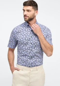 ETERNA Hemden|Big Boys*Hemd Twill Kurzarm Blau