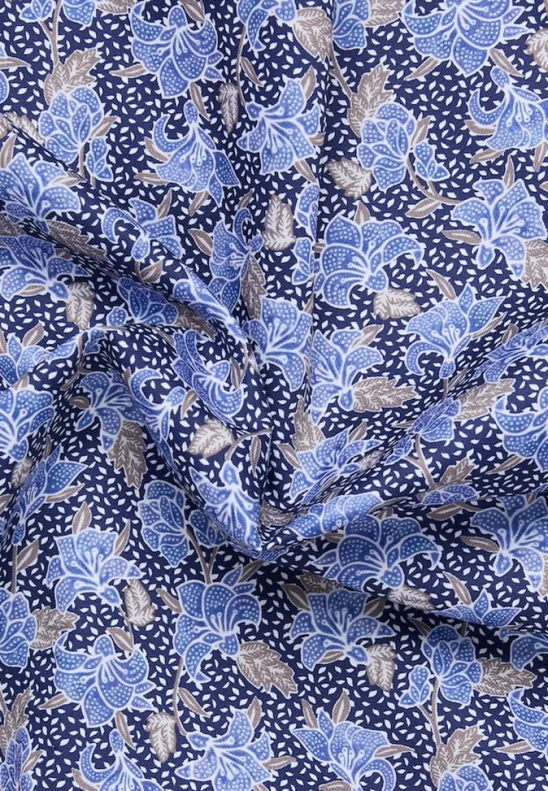 ETERNA Hemden|Big Boys*Hemd Twill Kurzarm Blau