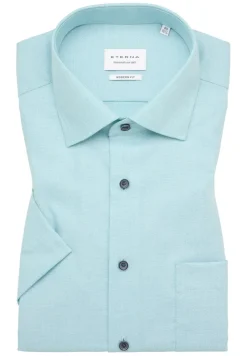 ETERNA Hemden|Big Boys*Hemd Twill Kurzarm Mint