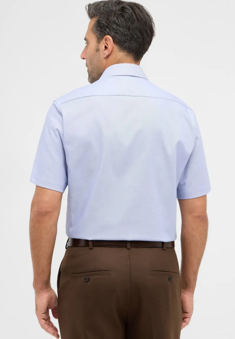 ETERNA Hemden|Big Boys*Hemd Twill Kurzarm mittelblau