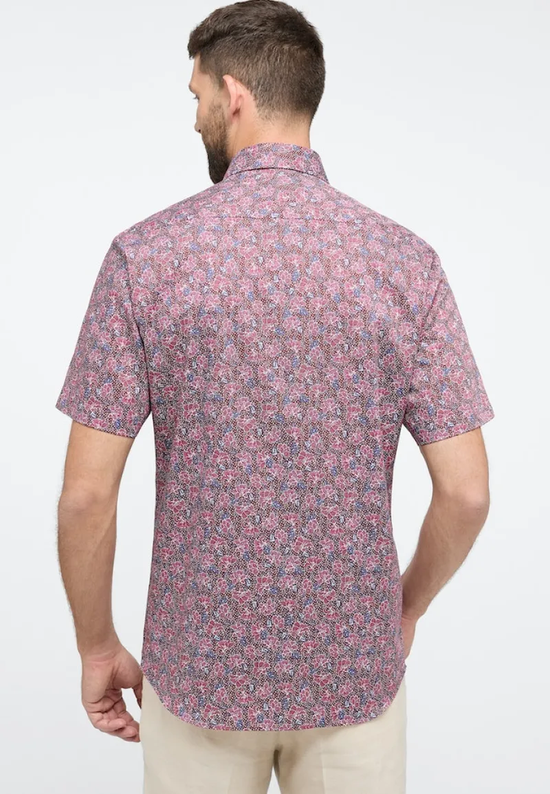 ETERNA Hemden|Big Boys*Hemd Twill Kurzarm Rot