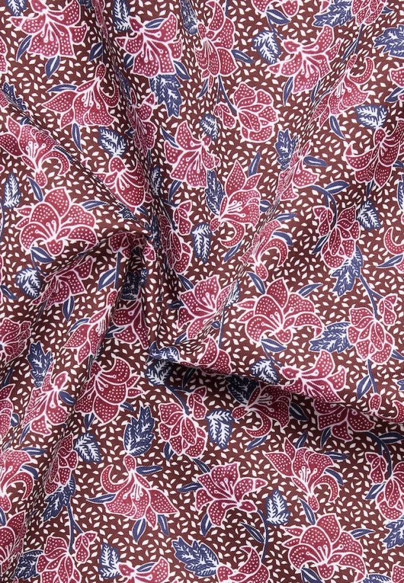 ETERNA Hemden|Big Boys*Hemd Twill Kurzarm Rot