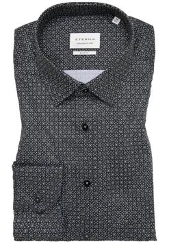 ETERNA Hemden|Big Boys*Hemd Twill Langarm anthrazit