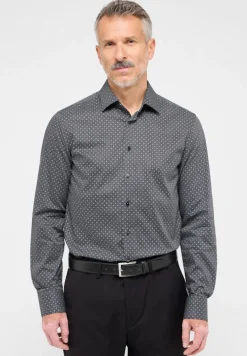 ETERNA Hemden|Big Boys*Hemd Twill Langarm anthrazit