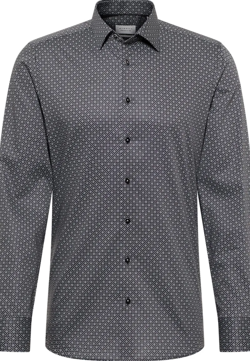 ETERNA Hemden|Big Boys*Hemd Twill Langarm anthrazit