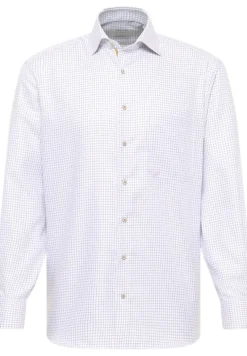 ETERNA Hemden|Big Boys*Hemd Twill Langarm Blau