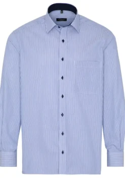 ETERNA Hemden|Big Boys*Hemd Twill Langarm Blau