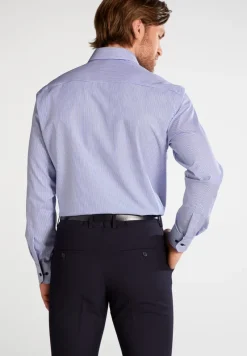 ETERNA Hemden|Big Boys*Hemd Twill Langarm Blau