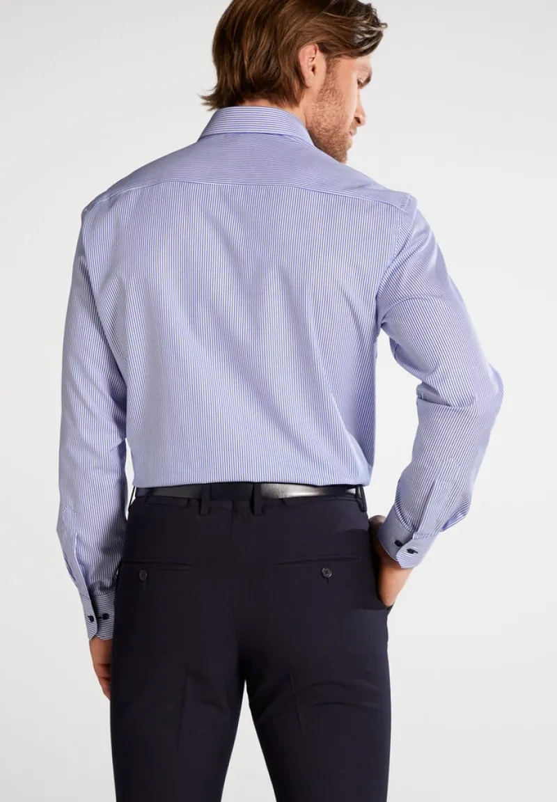 ETERNA Hemden|Big Boys*Hemd Twill Langarm Blau