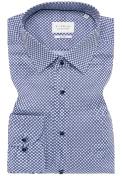 ETERNA Hemden|Big Boys*Hemd Twill Langarm Blau