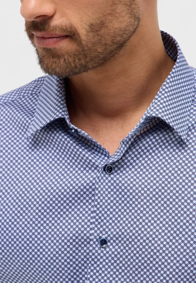 ETERNA Hemden|Big Boys*Hemd Twill Langarm Blau