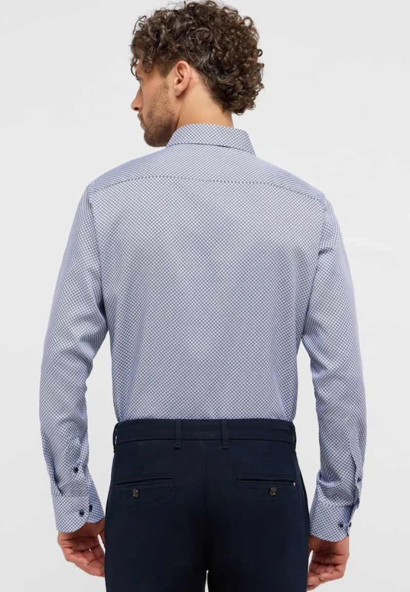 ETERNA Hemden|Big Boys*Hemd Twill Langarm Blau