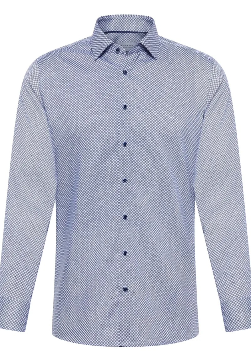 ETERNA Hemden|Big Boys*Hemd Twill Langarm Blau