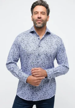 ETERNA Hemden|Big Boys*Hemd Twill Langarm Blau