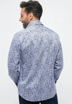 ETERNA Hemden|Big Boys*Hemd Twill Langarm Blau